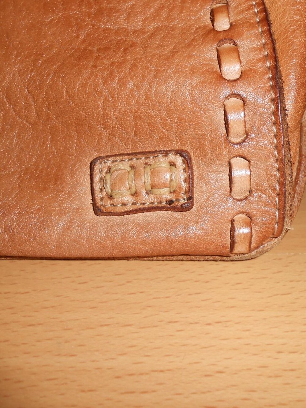 BED STU ROCKABABY Cafe Latte leather bag NO STRAP - Picture 8 of 16
